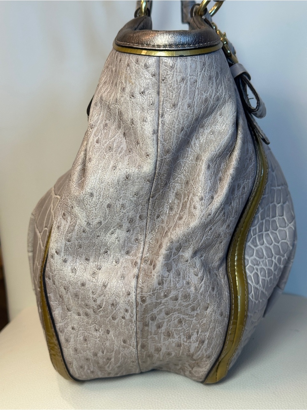 Coach Madison Abigail Exotic Embossed Leather Carryall Satchel Dust Bag - EUC - Picture 6 of 12